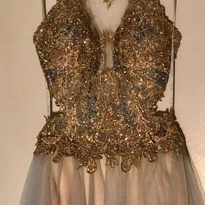 Camille La Vie embellished evening gown